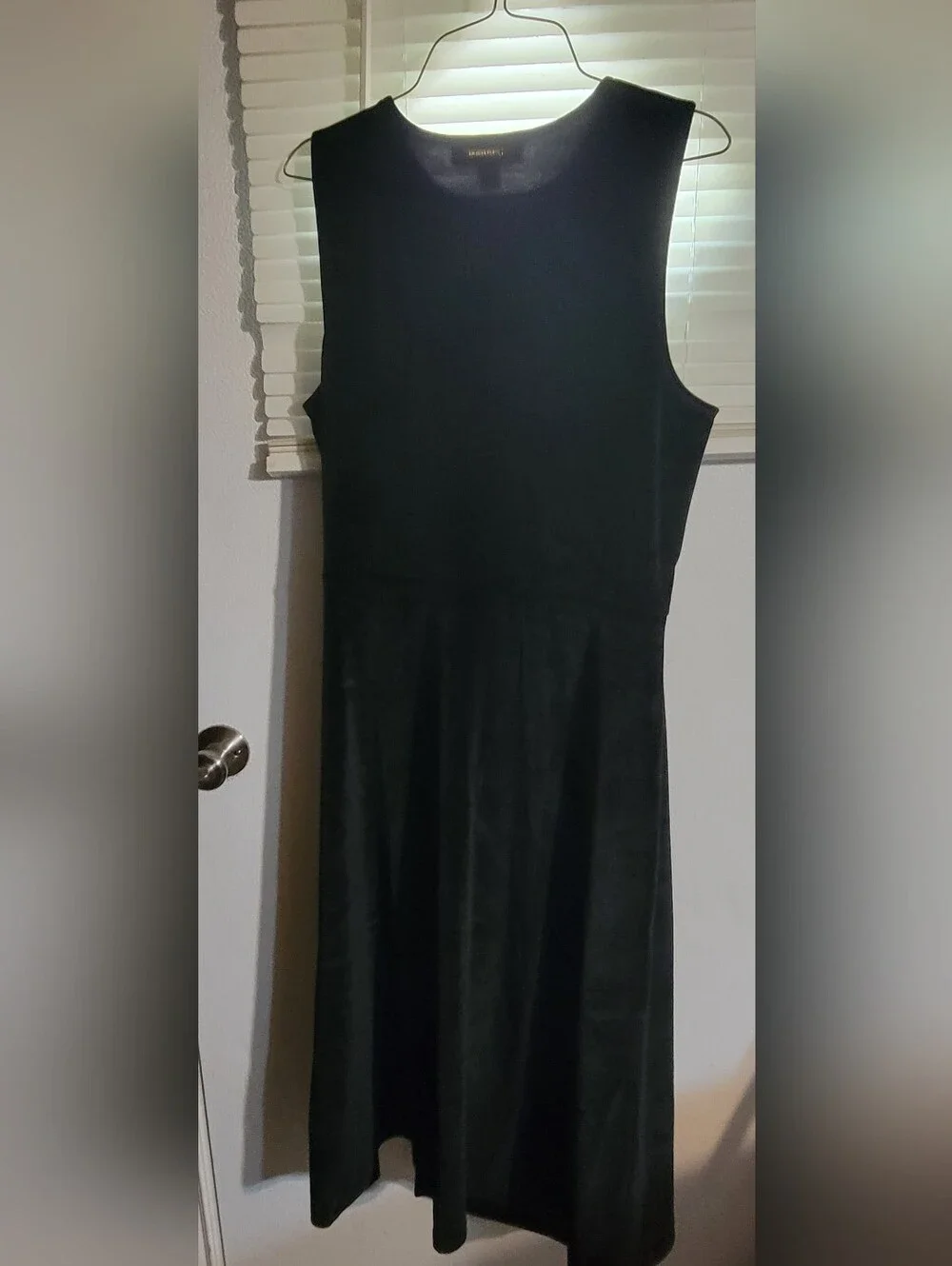 Michael Kors Black Velvet Sleeveless Dress Size L. NWT